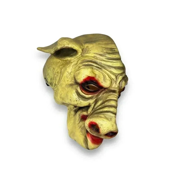 Killer Pig Halloween Mask - Scary Horror Costume Accessory - Picture 3 of 6